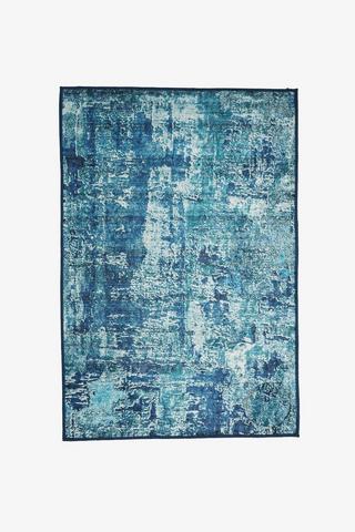 DISTRESSED AREA RUG 70X160CM