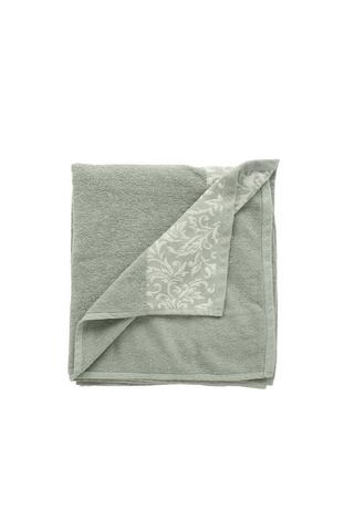 SCROLL BORDER BATH TOWEL
