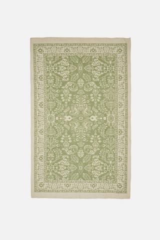 COTTON PERSIAN RUG 100X160CM - 1 - Sage