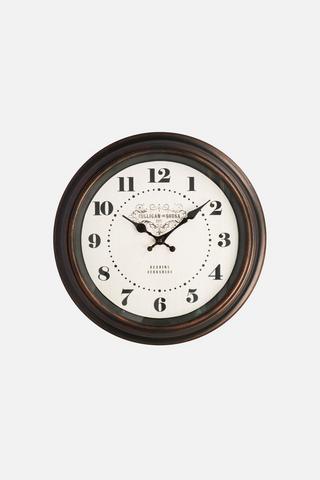 40CM VINTAGE WALL CLOCK-ONESIZE