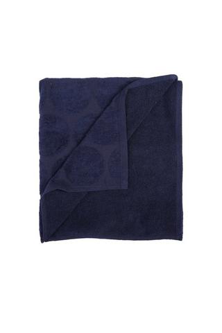 SOLID DOT VELOUR BS -NAVY
