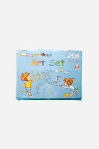 KIDS 208 PIECE ALL IN ONE ART SET