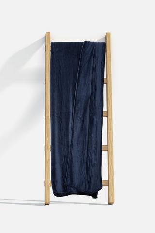 PLAIN FLANNEL BLANKET 220X240CM