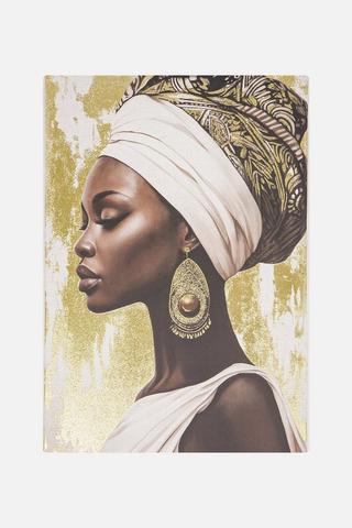 GOLD LADY CANVAS 40X60