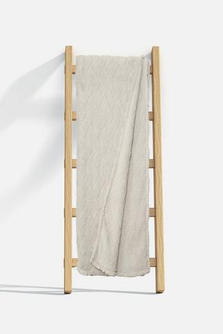 PLUSH SHERPA BLANKET 180x200