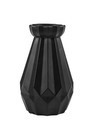 SOLID FACET DECORATIVE VASE