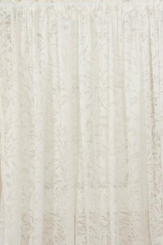 XW FLORAL SHEER TAPED CURTAIN 270X218CM