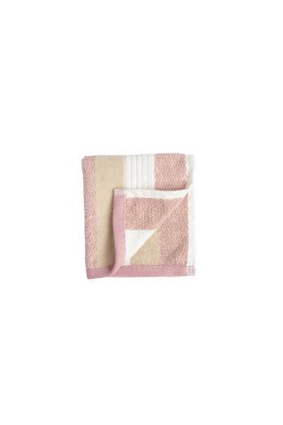 STRIPE MELANGE VELOUR FACE CLOTH