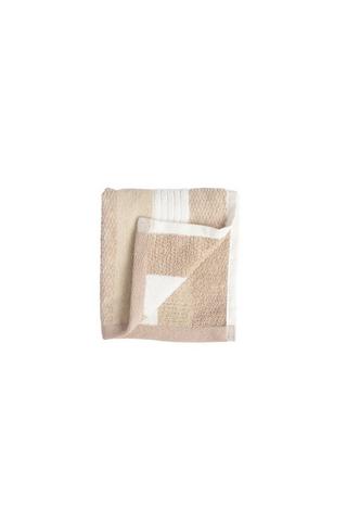 STRIPE MELANGE VELOUR FACE CLOTH
