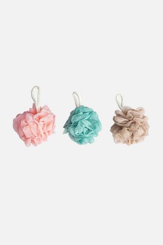 ASSORTED 3 PACK BATH SPONGES