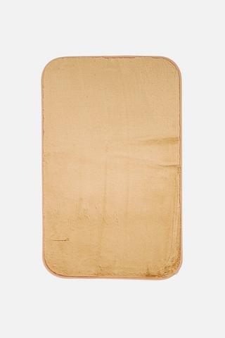 ASSORTED FAUX FUR BATHMAT 50X80CM