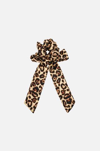 LEOPARD PRINT BOW
