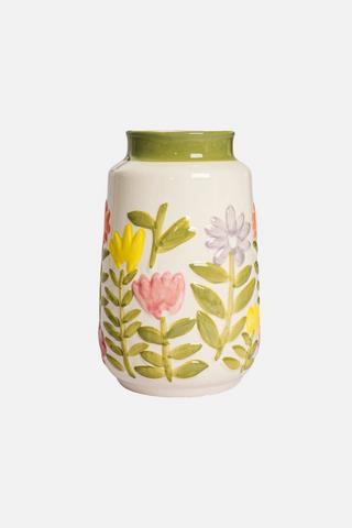 FLORAL DECORATIVE VASE
