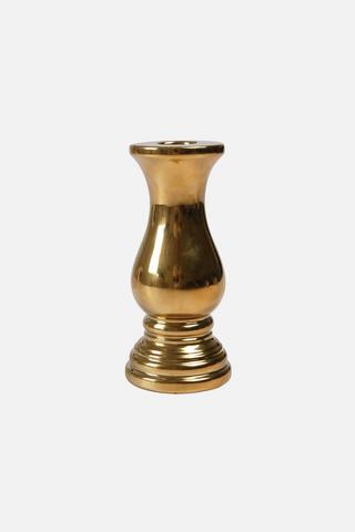 ELECTRO CANDLE HOLDER GOLD