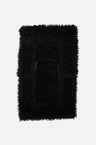 2 PIECE CHENILLE SHAGGY BATHMAT SET