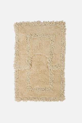 2 PIECE CHENILLE SHAGGY BATHMAT SET