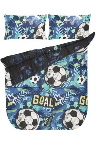 KIDS SOCCER POLYESTER COMFORTER