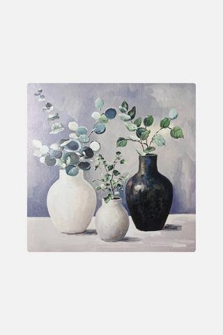 PENNY GUM VASES WALL ART 38X38CM