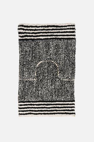 ASSORTED 2 PIECE MELANGE STRIPE BATHMAT SET