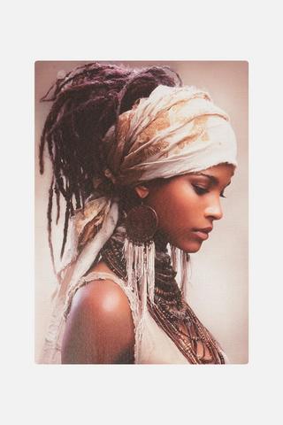 SAHARA QUEEN WALL ART 38X58CM