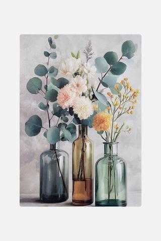 CANVAS BOTTLE VASES 38X58CM