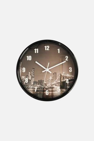 30CM CITY SCAPE WALL CLOCK
