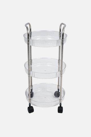 3 TIER CRYSTAL TROLLEY