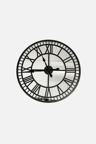 MIRROR CLOCK 55CM