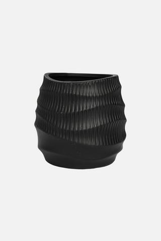 WAVE RIBBED PLANTER