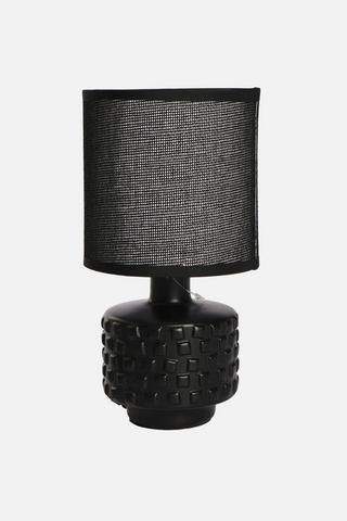 TEXT BLOCK LAMPSET BLACK