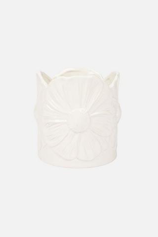 FLORAL DECORATIVE PLANTER