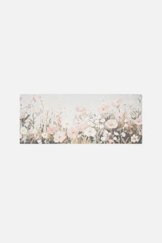FLORAL SERENITY WALL ART 114X43CM