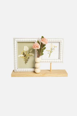 2 PIECE FLOWER PICTURE FRAME