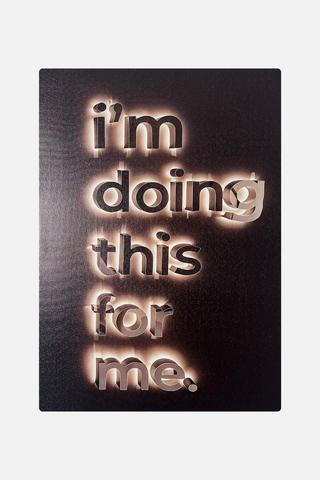CANVAS QUOTE DOING THIS 38X38