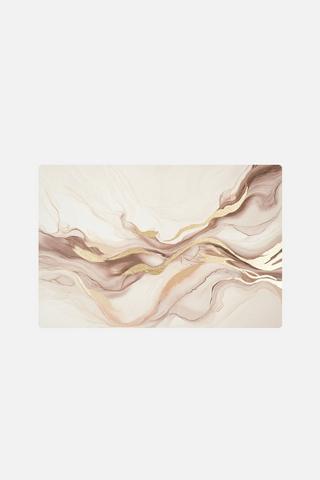 CHIFFON WAVES WALL ART 90X60CM