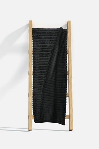 EMBOSSED FLANNEL BLANKET 200X220CM