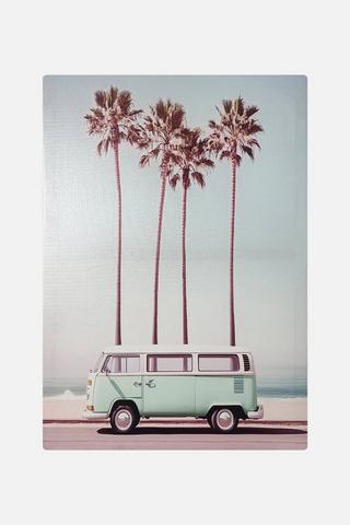 KOMBI PALM WALL ART 38X58CM