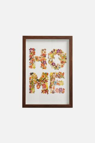 FLORAL HOME DIMENSIONAL WALL ART