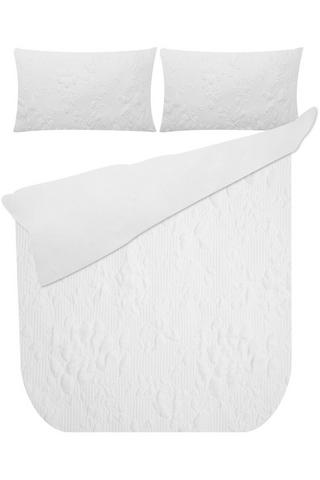 ROSE JACQUARD POLYESTER DUVET COVER