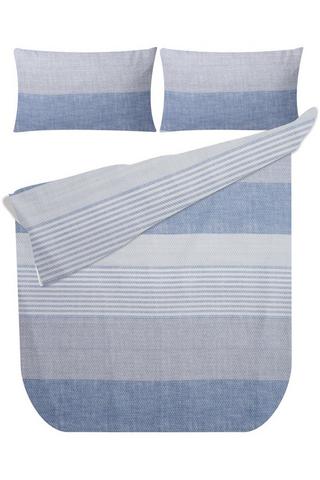 BUBBLE STRIPE POLYESTER DUVET COVER