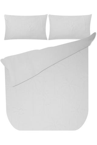 PALM TREE JACQUARD POLYESTER DUVET COVER