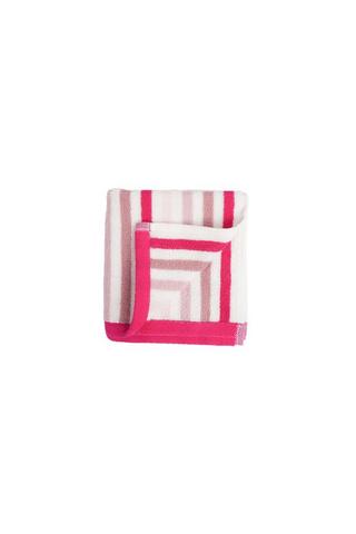 SOFT AND FLUFFY STRIPE GUEST TOWEL