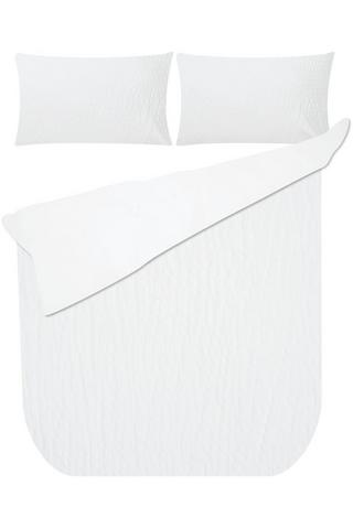 ROUGED POLYESTER DUVER COVER