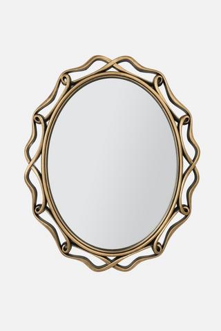 OVAL MIRROR 72 X 57CM