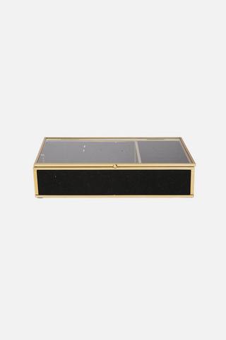 VELVET JEWELLERY BOX