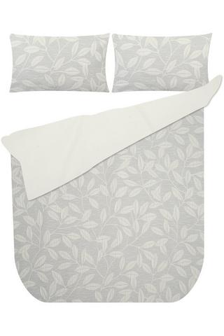 LEAF JACQUARD POLYESTER DUVET COVER