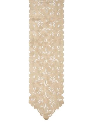 CUT OUT LEAF TABLE RUNNER 32X140CM