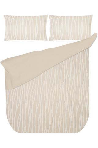 2 TONE ZEBRA POLYESTER DUVET COVER