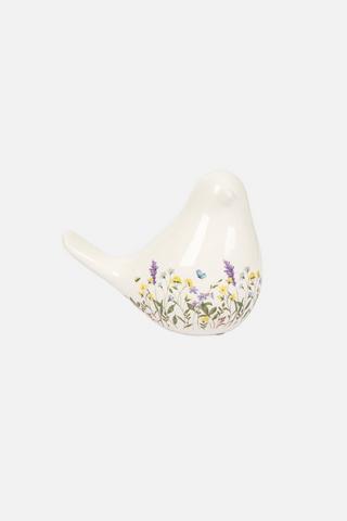 FLORAL BIRD DECORATIVE ORNAMENT