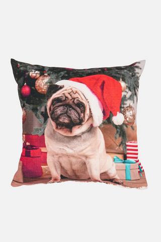 CHRISTMAS PUP SCATTER 45X45CM